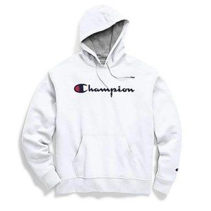 Champion Powerblend Pullover Hoodie, Script